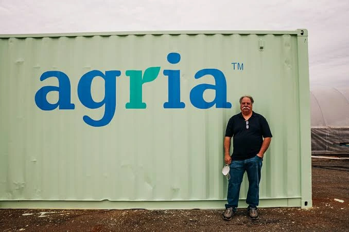 AGRIA branded container exterior